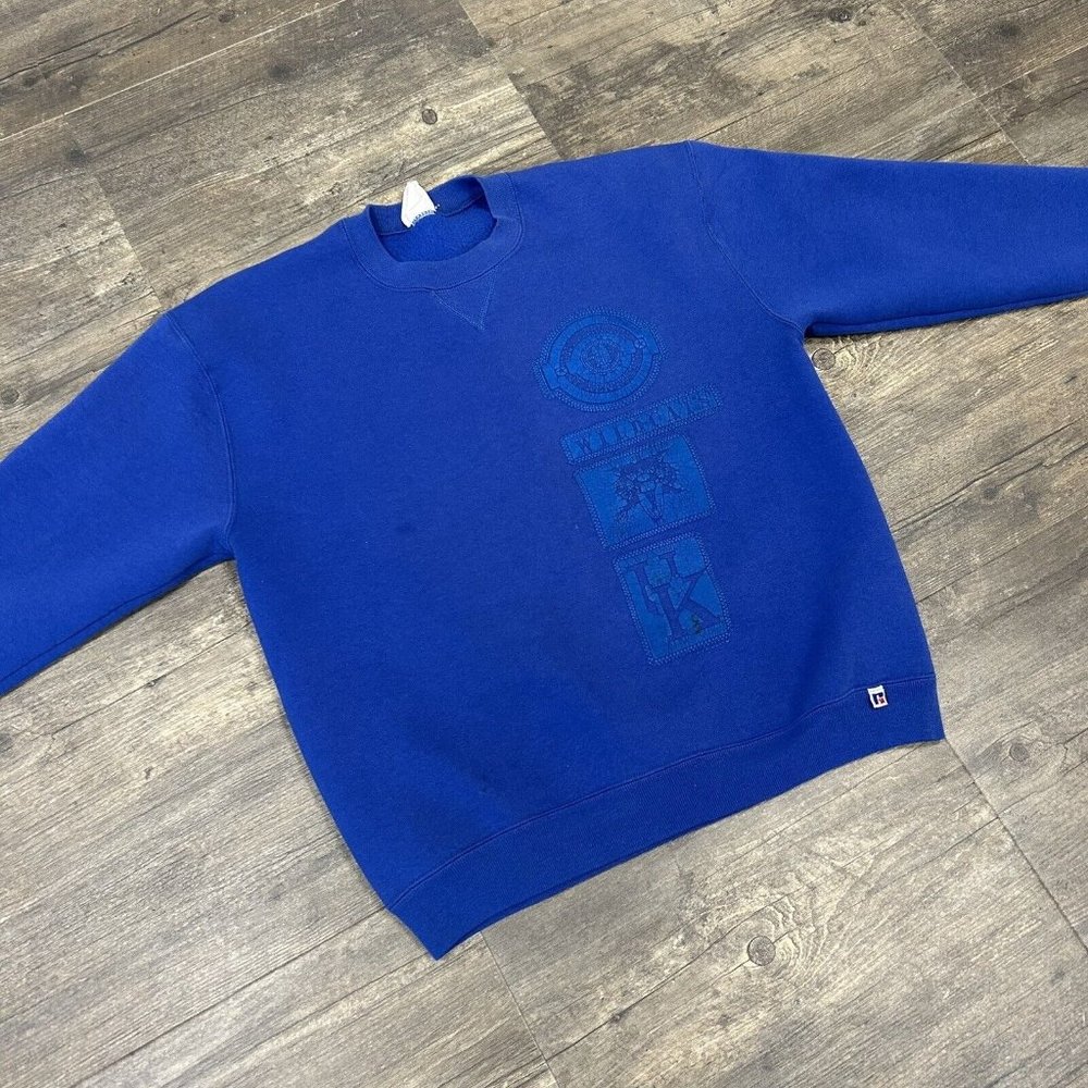 Vintage BJ Collegiate Russell Athletic Kentucky Wildcats Sweatshirt Size‎ Large